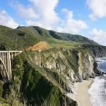 Coastal mountains along Big Sur, California