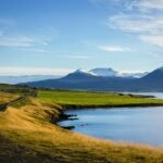 Mountains and water along the Ring Road in Iceland